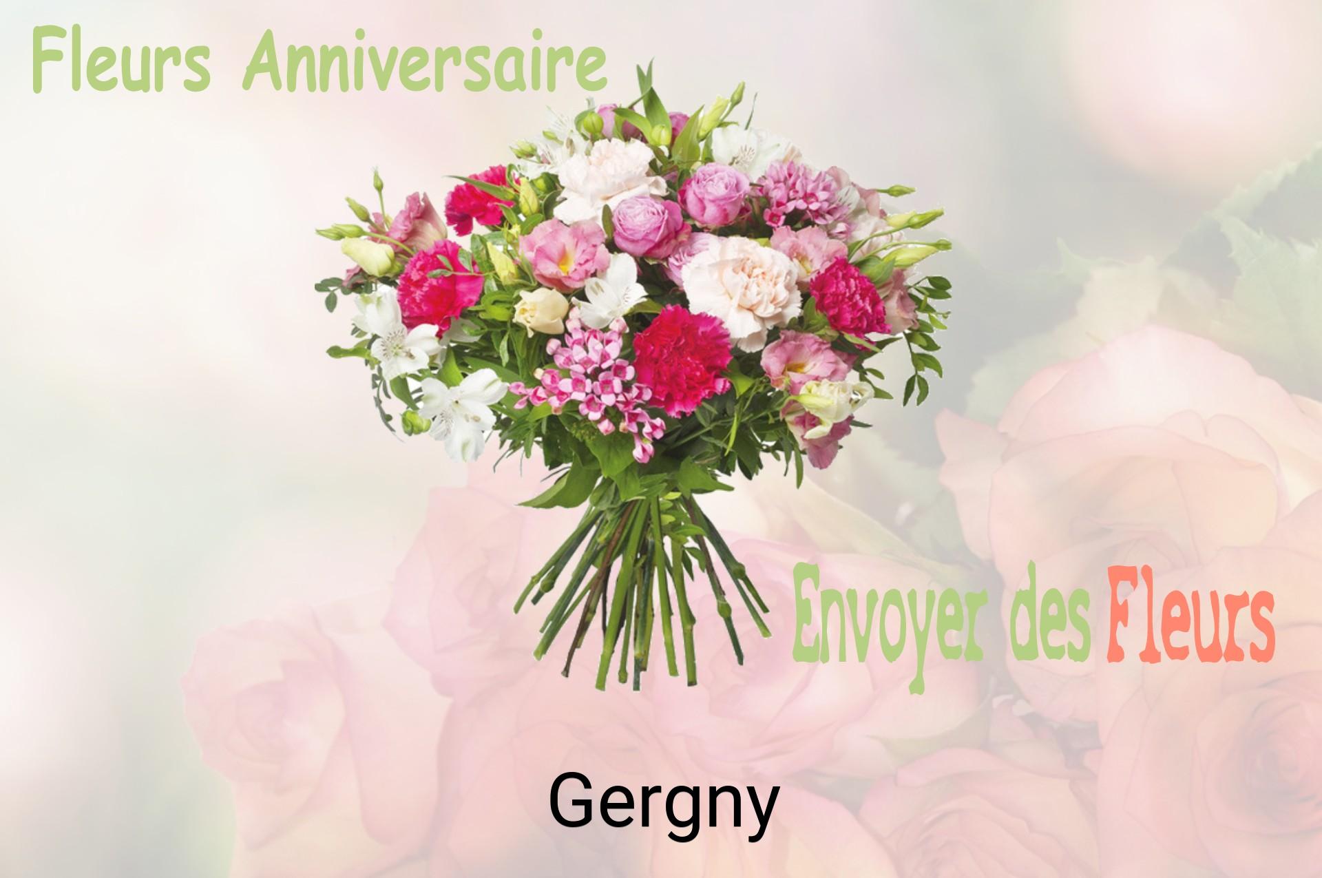 Bouquet de fleurs d’anniversaire livré à Gergny