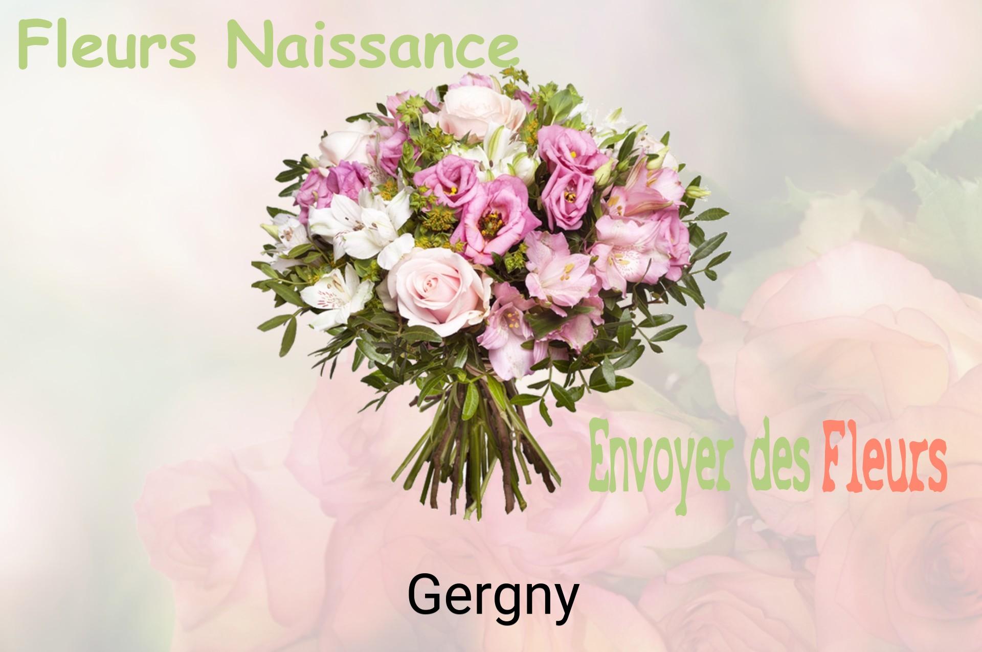 Bouquet de fleurs de naissance livré à Gergny